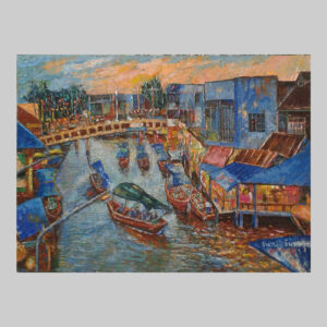 ภาพตลาดอัมพวา