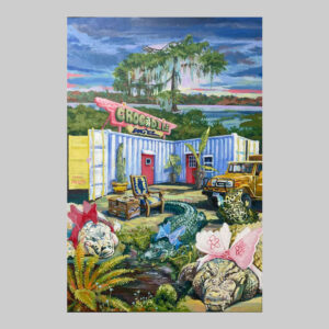 จิตรกรรม_จระเข้