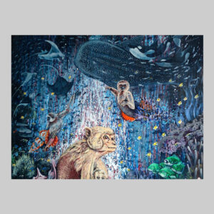 จิตรกรรม_ลิง