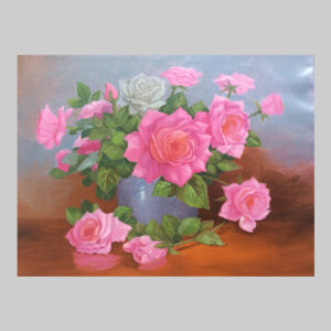 รูปวาดแจกันดอกไ้ม้