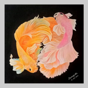 รูปวาดปลากัด