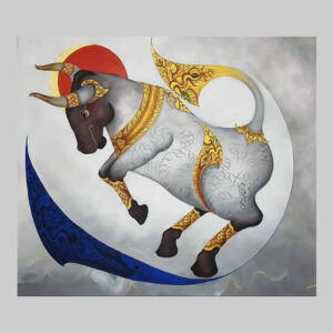 ภาพวาด_วัวกระทิง