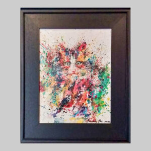 แมวabstract_พร้อมกรอบ