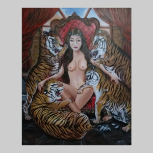 ภาพวาด เสือผู้หญิง