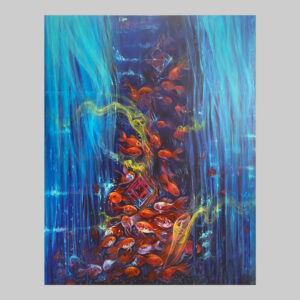 ภาพวาดปลาทอง