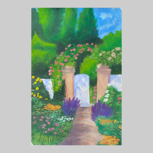 ภาพวาดสวนดอกไม้