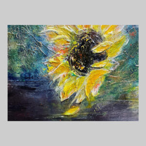 ภาพวาดทานตะวัน_3