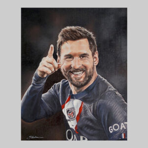 ภาพวาด Lionel Messi