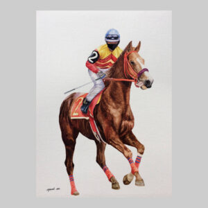 ภาพวาดคนขี่ม้า_2