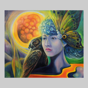 ภาพวาด รติ ราตรี The lady of the night