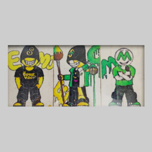 ภาพวาด EMO และ M-MAN