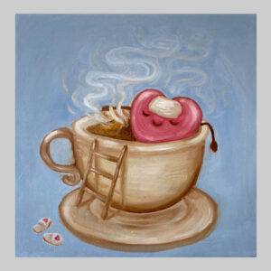 ภาพวาด แก้วกาแฟ