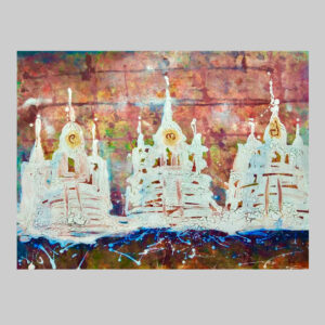 ภาพวาด เจดีย์ 3 พระองค์