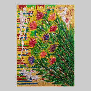 ภาพวาดนูนดอกไม้