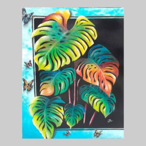 ภาพวาดใบมอนสเตอร่า