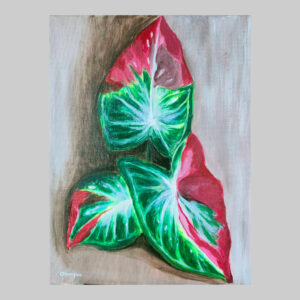 ภาพวาดใบไม้ 2