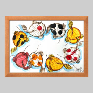 ภาพวาด ปลาคาร์ป_2