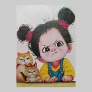 ภาพวาด เด็กผู้หญิง