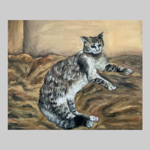 ภาพวาด น้องแมว