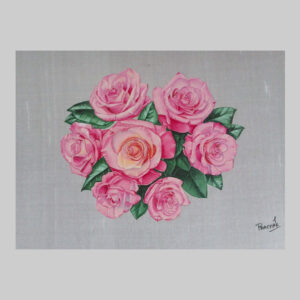 ภาพวาด ดอกกุหลาบ