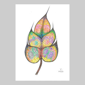 ภาพวาด ใบโพธิ์