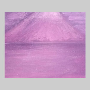 ภาพวาด สีน้ำสีม่วง