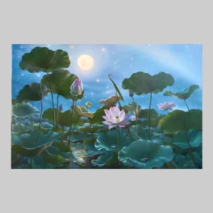 ภาพวาด ดอกบัว