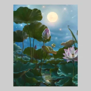 ภาพวาด ดอกบัว_3